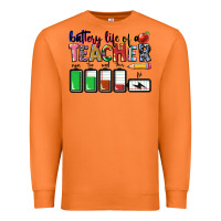 Carrot Battery life of a Teacher Premium Sweatshirt - CowGirlArtShop