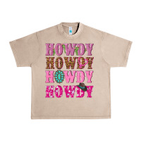 French Oak pink howdy howdy howdy Urban Heavy Tee - NancyCooperArtShop