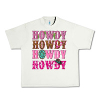 Pistachio pink howdy howdy howdy Urban Heavy Tee - NancyCooperArtShop