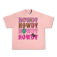 Salmon pink howdy howdy howdy Urban Heavy Tee - NancyCooperArtShop