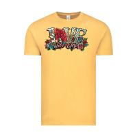 Vintage Mustard love like jesus roses Vintage Tee - NancyCooperArtShop
