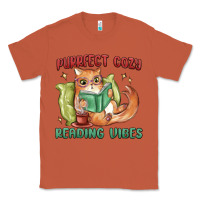 Copper purrfect cozy reading vibes Classic Tee - MaliasSmallBusiness