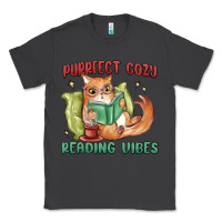 Smoke purrfect cozy reading vibes Classic Tee - MaliasSmallBusiness