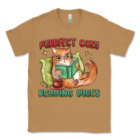 Toasted Coconut purrfect cozy reading vibes Classic Tee - MaliasSmallBusiness