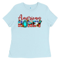 Baby Blue american honey Ladies Tee - JahusDesignShop