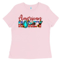 Bubblegum Pink american honey Ladies Tee - JahusDesignShop