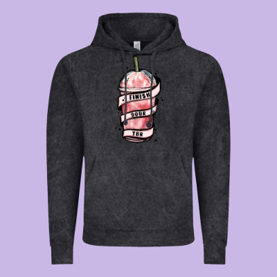 Finish Your Tbr Vintage Hoodie Designed By Maliassmallbusiness