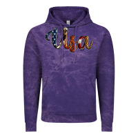 Cloud Purple usa calligraphy Vintage Hoodie - Jasminsmagicworld