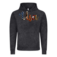 Vintage Black usa calligraphy Vintage Hoodie - Jasminsmagicworld