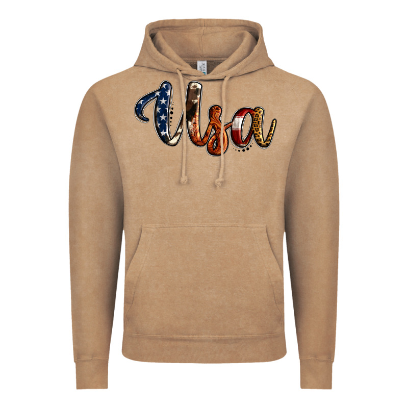 Usa Calligraphy Vintage Hoodie by Jasminsmagicworld | Teevron