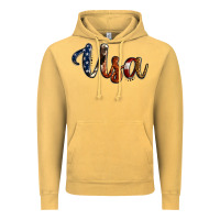 Vintage Mustard usa calligraphy Vintage Hoodie - Jasminsmagicworld