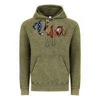 Vintage Olive usa calligraphy Vintage Hoodie - Jasminsmagicworld