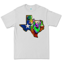 Dove Grey texas map halloween Premium Tee - JahusDesignShop