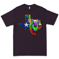 Plum texas map halloween Premium Tee - JahusDesignShop