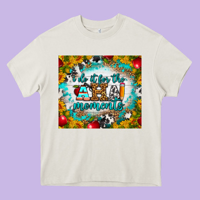 I Do It For The Aha Moments Tumbler Heavy Core Tee Designed By Bundleandbundleshop