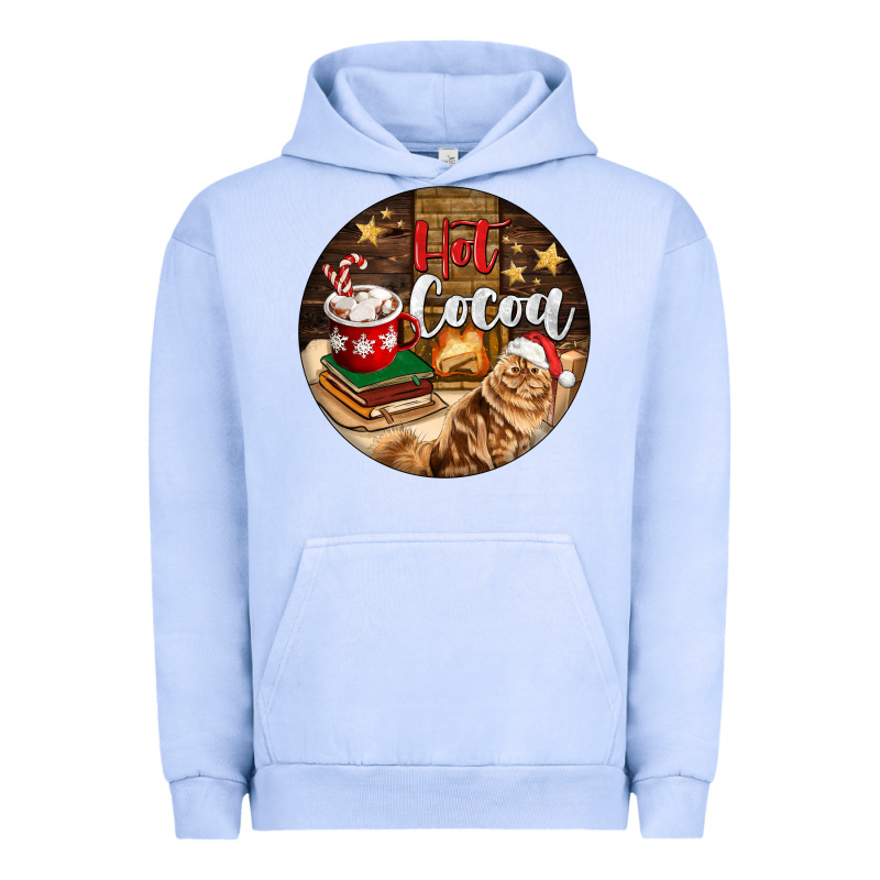 Hot Cocoa With Cat Urban Hoodie by FaDigitalArtStudio | Teevron
