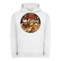 Pigment Lunar Rock Hot Cocoa With Cat Urban Hoodie - FaDigitalArtStudio