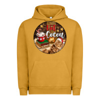 Pigment Peanut Butter Hot Cocoa With Cat Urban Hoodie - FaDigitalArtStudio