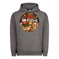 Pigment Tornado Hot Cocoa With Cat Urban Hoodie - FaDigitalArtStudio