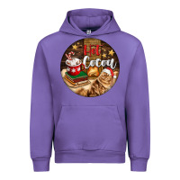 Tulip Hot Cocoa With Cat Urban Hoodie - FaDigitalArtStudio