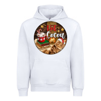White Hot Cocoa With Cat Urban Hoodie - FaDigitalArtStudio