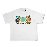 Lunar Rock peace love cute cow Urban Heavy Tee - NancyCooperArtShop