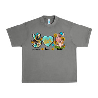 Tornado peace love cute cow Urban Heavy Tee - NancyCooperArtShop