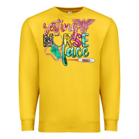 Lemon resting nurse face Premium Sweatshirt - CowGirlArtShop