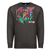 Smoke resting nurse face Premium Sweatshirt - CowGirlArtShop