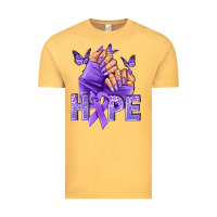 Vintage Mustard Hope all Cancers nails Vintage Tee - NancyCooperArtShop