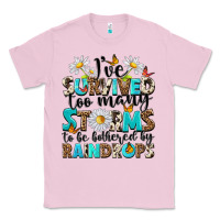 Bubblegum Pink ive survived too many storms to be bothered by rai Classic Tee - NancyCooperArtShop