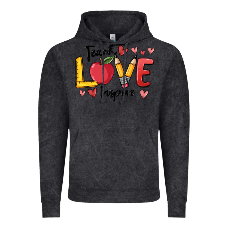 Teach Love Inspire Vintage Hoodie by MaliasSmallBusiness | Teevron