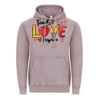 Vintage Zinc teach love inspire Vintage Hoodie - MaliasSmallBusiness
