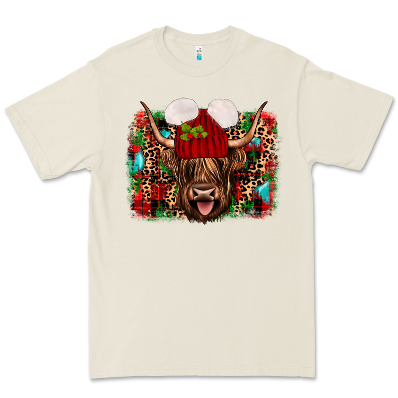 Highland Cow Christmas Premium Tee by JahusDesignShop | Teevron