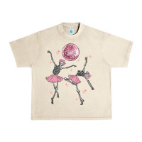 Sandshell skeleton ballerina Urban Heavy Tee - MaliasSmallBusiness