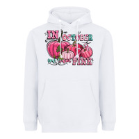 White in october we wear pink Heavyweight Hoodie - CowGirlArtShop