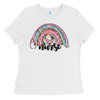 Western Nurse Rainbow Ladies Tee | Teevron