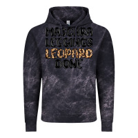 Cloud Black mascara leopard done Vintage Hoodie - MaliasSmallBusiness