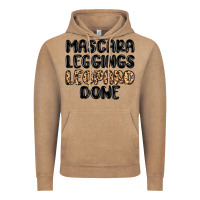 Vintage Coffee mascara leopard done Vintage Hoodie - MaliasSmallBusiness