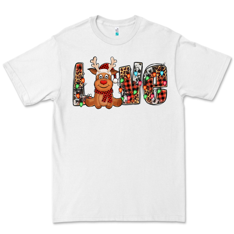 Love Christmas Reindeer Premium Tee by Jasminsmagicworld | Teevron