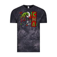Cloud Black grinch hand cma nurse Vintage Tee - NancyCooperArtShop