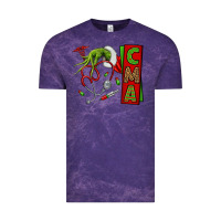 Cloud Purple grinch hand cma nurse Vintage Tee - NancyCooperArtShop