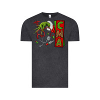 Vintage Black grinch hand cma nurse Vintage Tee - NancyCooperArtShop