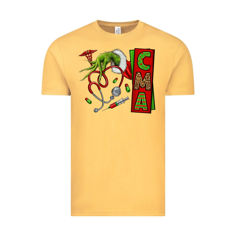 Grinch Hand Cma Nurse Vintage Tee by NancyCooperArtShop | Teevron