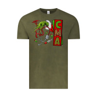 Vintage Olive grinch hand cma nurse Vintage Tee - NancyCooperArtShop