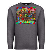 Charcoal Heather Be kind Premium Sweatshirt - CowGirlArtShop
