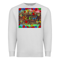 Dove Grey Be kind Premium Sweatshirt - CowGirlArtShop