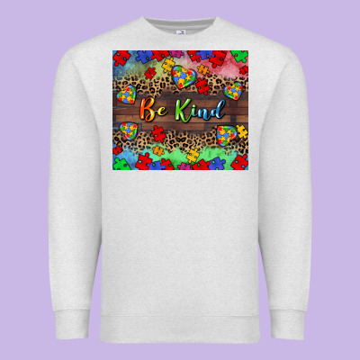 Be Kind Premium Sweatshirt Designed By Cowgirlartshop