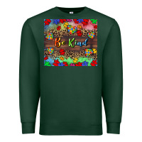 Sports Green Be kind Premium Sweatshirt - CowGirlArtShop