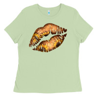 Matcha Western Sunflower Lips Ladies Tee - Bettercallsaul